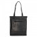 Velk� ko�en� �ern� kabelka Hide & stitches columbia shopper  20564-001, Hide & Stitches