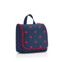 Toaletn tatika Toiletbag mixed dots red WH3075, Reisenthel