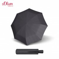 Pánský plně automatický deštník X-PRESS GLENCHECK šedý 744674SO, s.Oliver