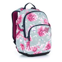 Studentský batoh s květinami YOKO 21030, Topgal